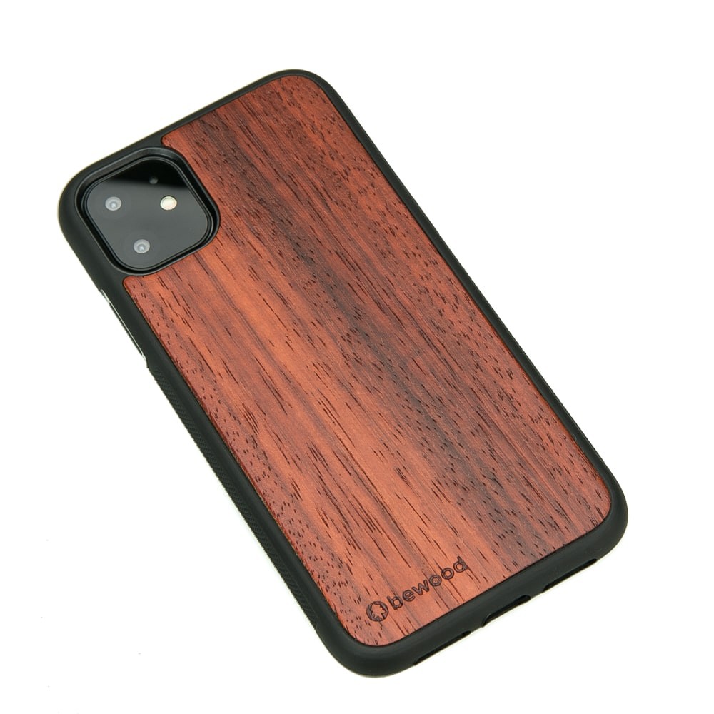 Drewniane Etui na iPhone 11 PADOUK (2)