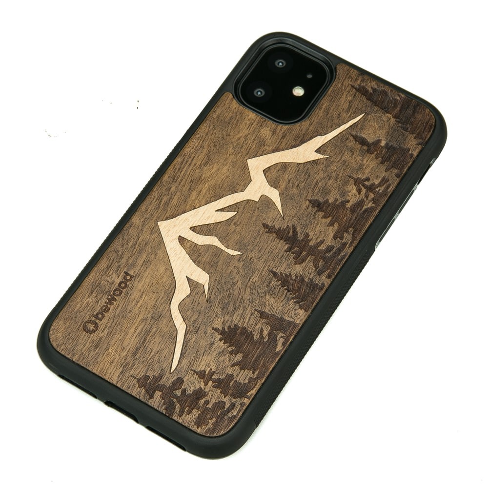 Drewniane Etui na iPhone 11 GÓRY IMBUIA (2)
