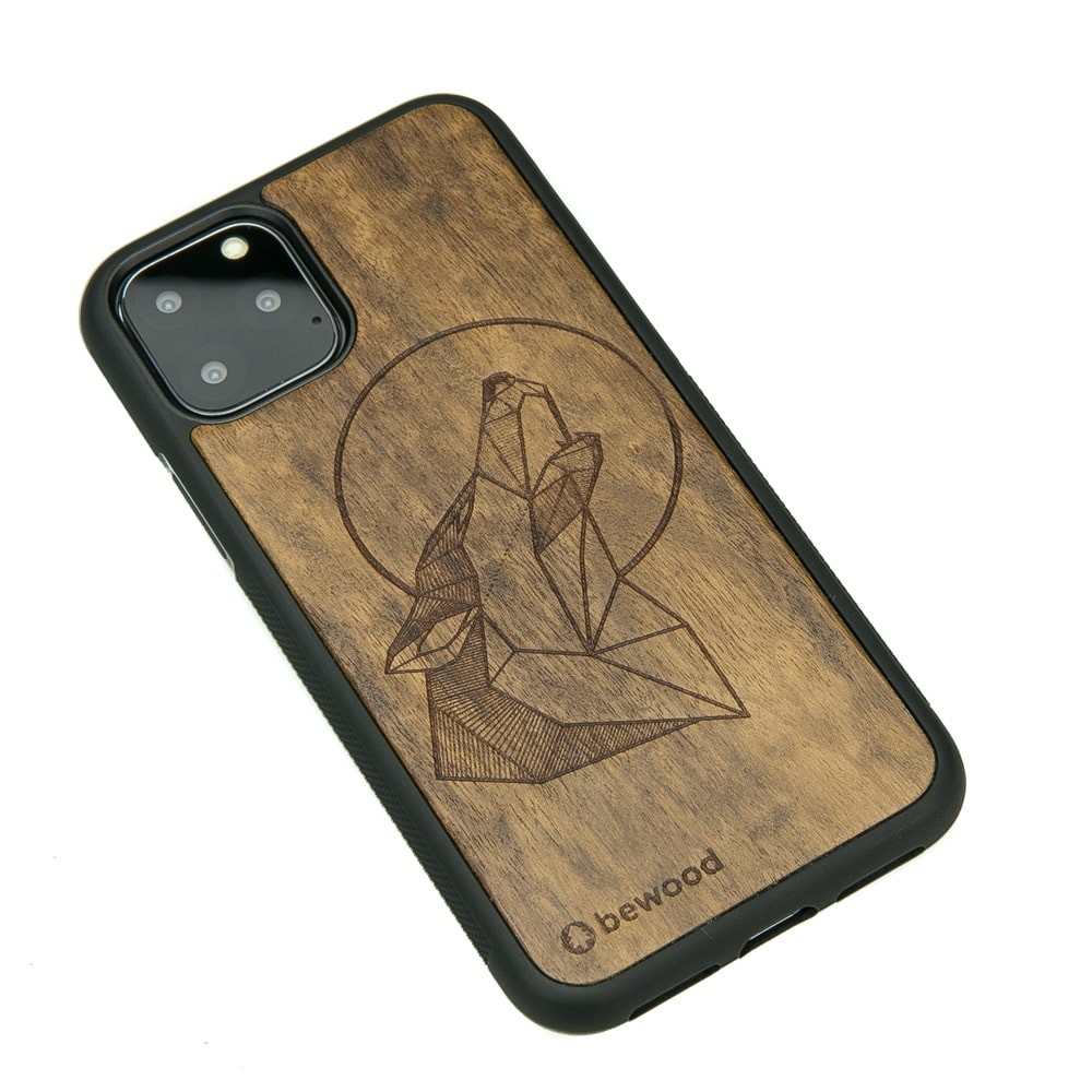 Drewniane Etui na iPhone 11 PRO WILK IMBUIA (2)