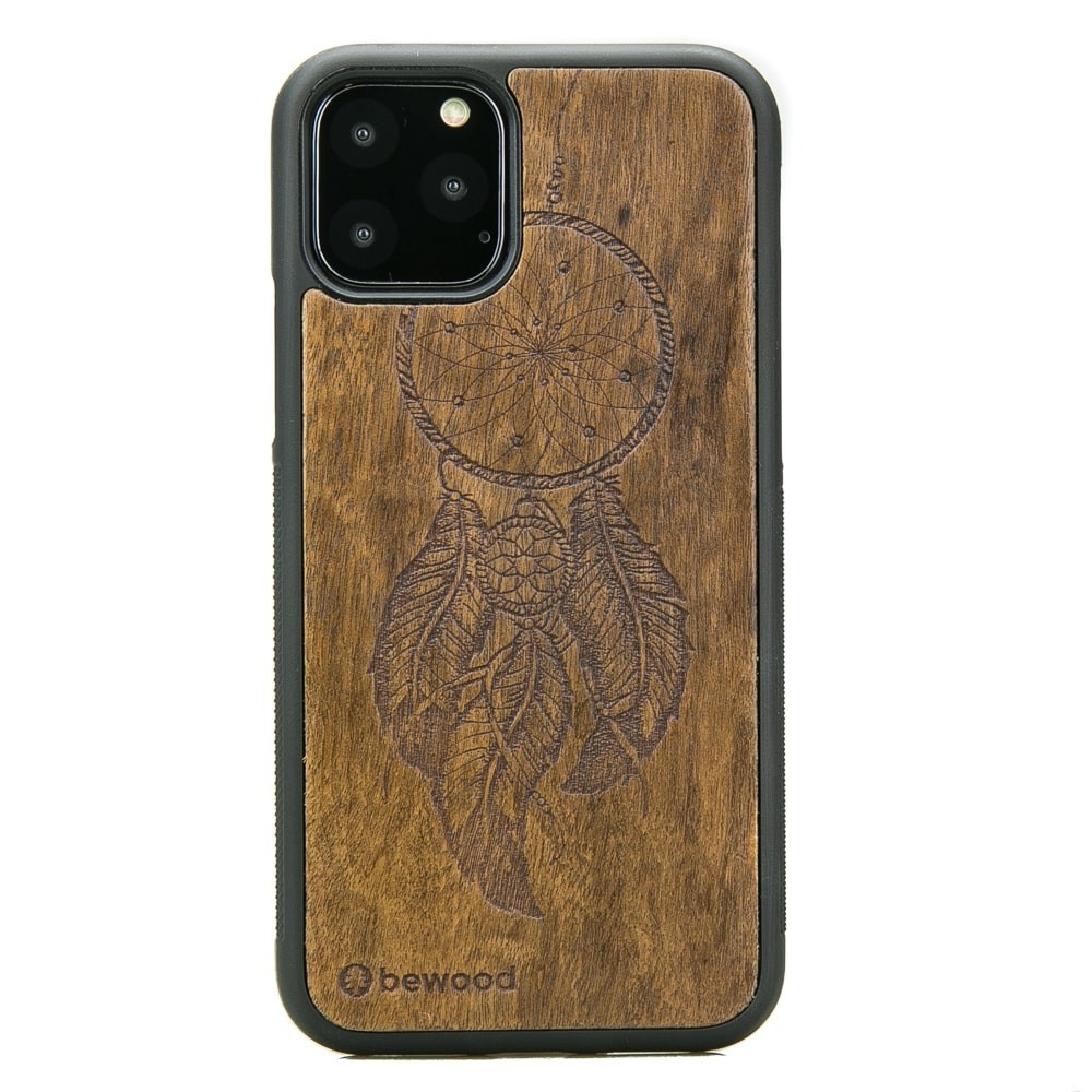Drewniane Etui na iPhone 11 PRO ŁAPACZ SNÓW IMBUIA (1)