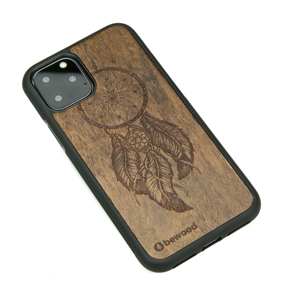 Drewniane Etui na iPhone 11 PRO ŁAPACZ SNÓW IMBUIA (2)