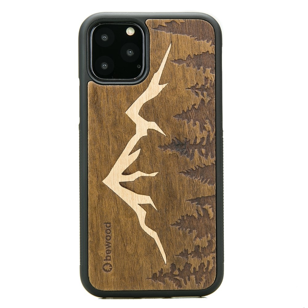 Drewniane Etui na iPhone 11 PRO GÓRY IMBUIA (1)