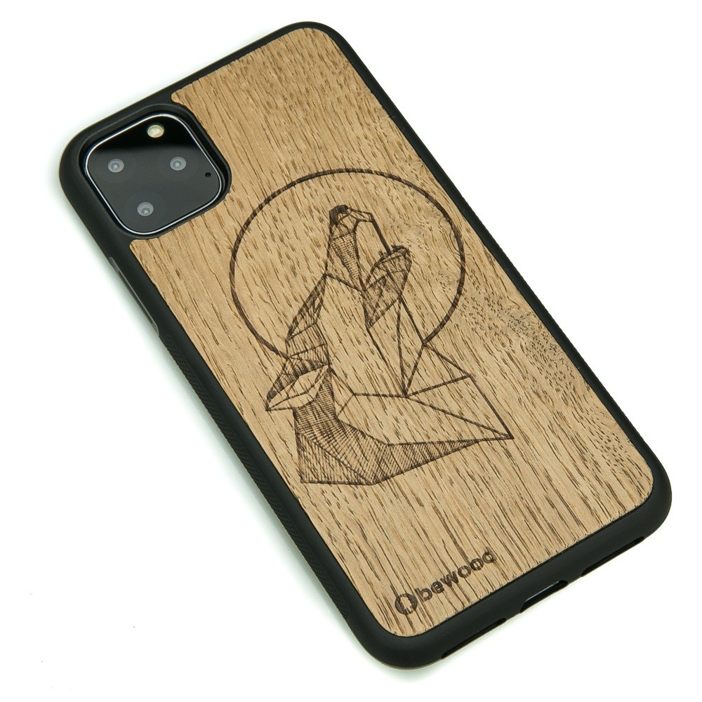 Drewniane Etui na iPhone 11 PRO MAX WILK DĄB (2)