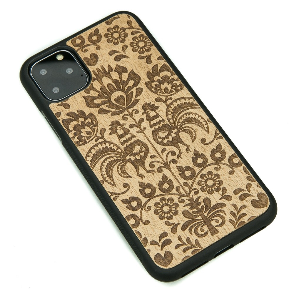 Drewniane Etui na iPhone 11 PRO MAX POLSKI FOLK ANIEGRE (2)