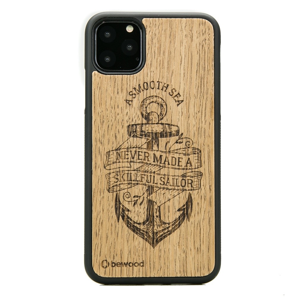 Drewniane Etui na iPhone 11 PRO MAX KOTWICA DĄB (1)