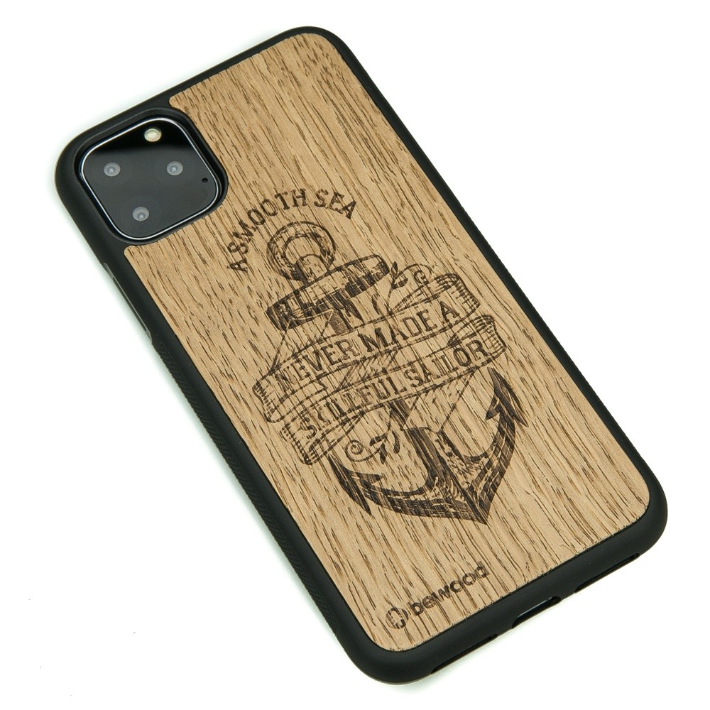 Drewniane Etui na iPhone 11 PRO MAX KOTWICA DĄB (2)