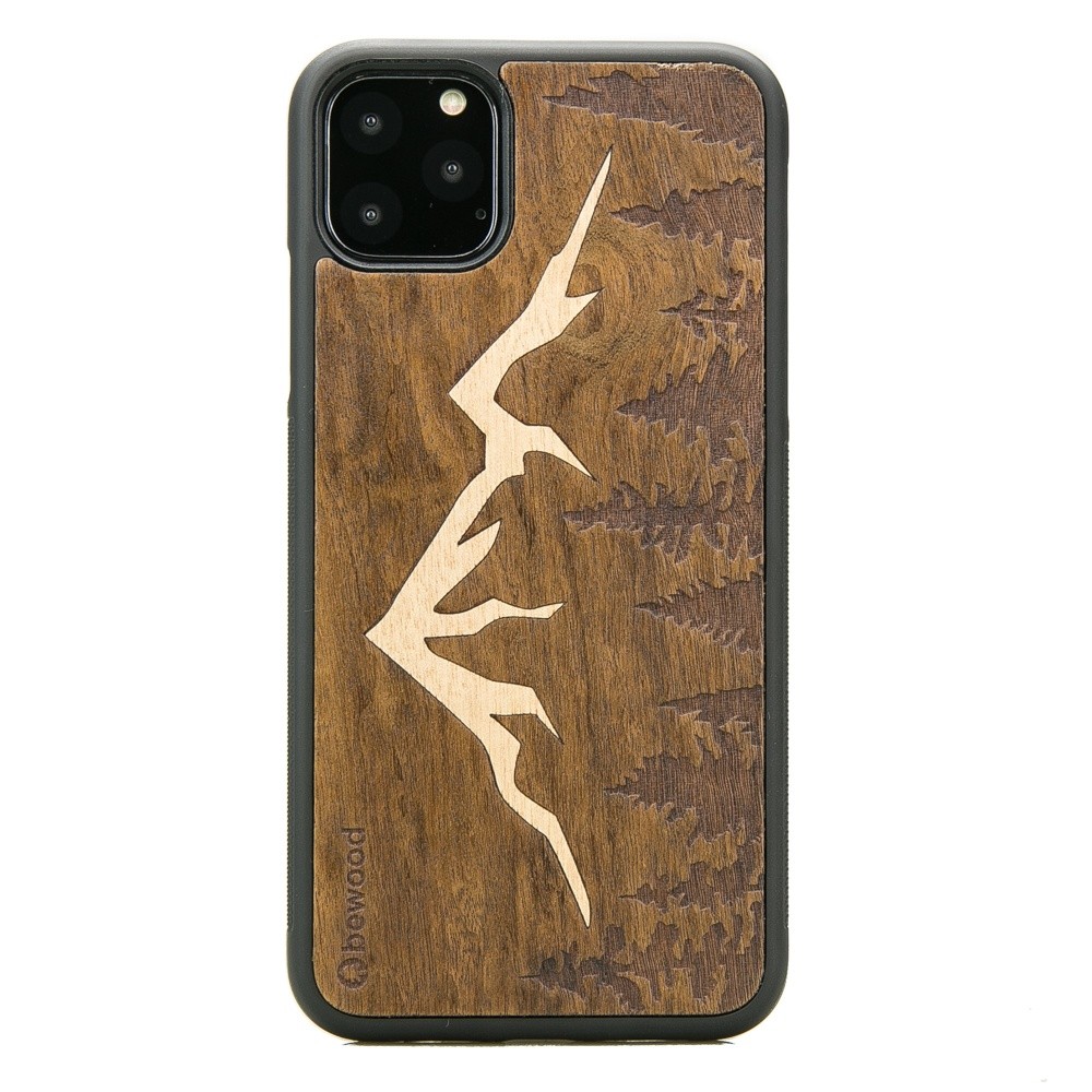 Drewniane Etui na iPhone 11 PRO MAX GÓRY IMBUIA (1)
