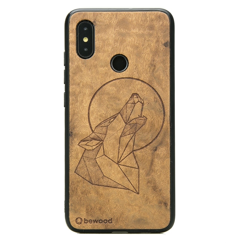 Drewniane Etui Xiaomi Mi 8 WILK IMBUIA (1)