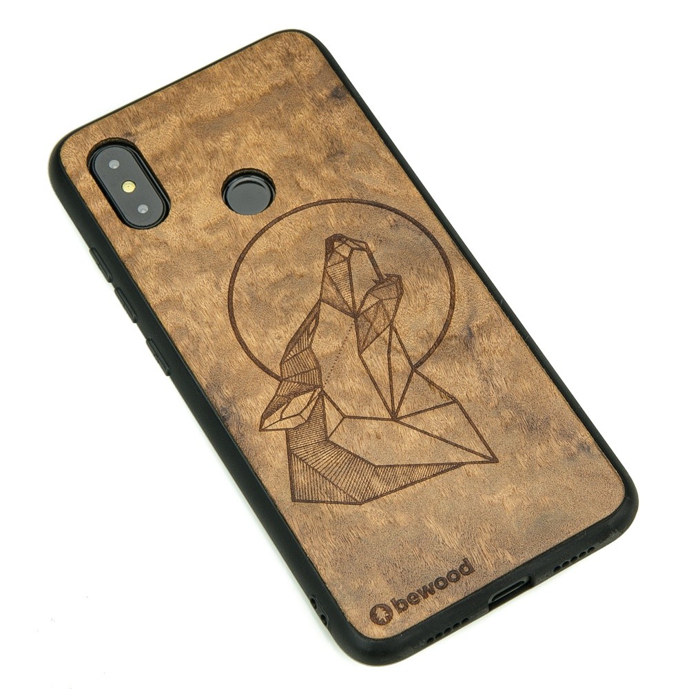 Drewniane Etui Xiaomi Mi 8 WILK IMBUIA (2)