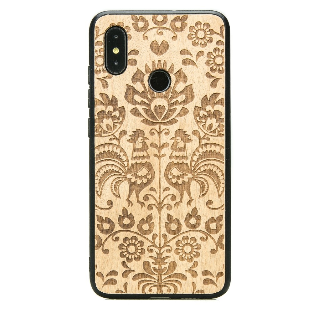 Drewniane Etui Xiaomi Mi 8 POLSKI FOLK ANIEGRE (1)