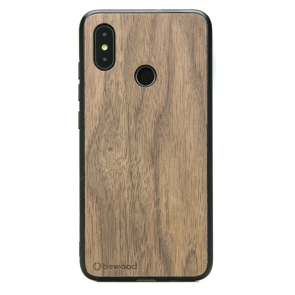 Drewniane Etui Xiaomi Mi 8 ORZECH AMERYKAŃSKI (1)