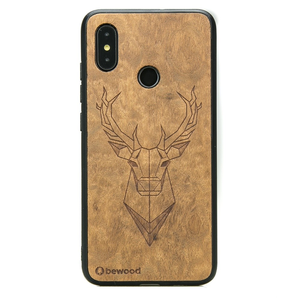 Drewniane Etui Xiaomi Mi 8 JELEŃ IMBUIA (1)