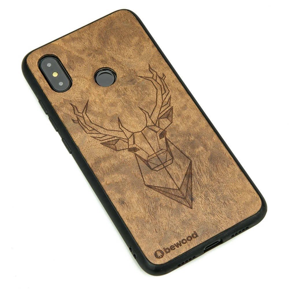Drewniane Etui Xiaomi Mi 8 JELEŃ IMBUIA (2)
