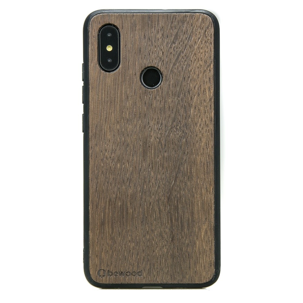 Drewniane Etui Xiaomi Mi 8 DĄB WĘDZONY (1)
