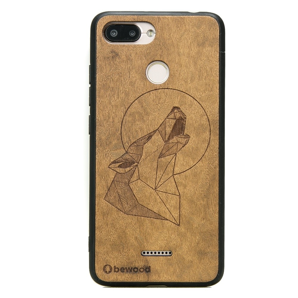 Drewniane Etui Xiaomi Redmi 6 / 6A WILK IMBUIA (1)