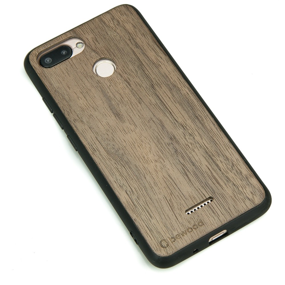 Drewniane Etui Xiaomi Redmi 6 / 6A ORZECH AMERYKAŃSKI (2)