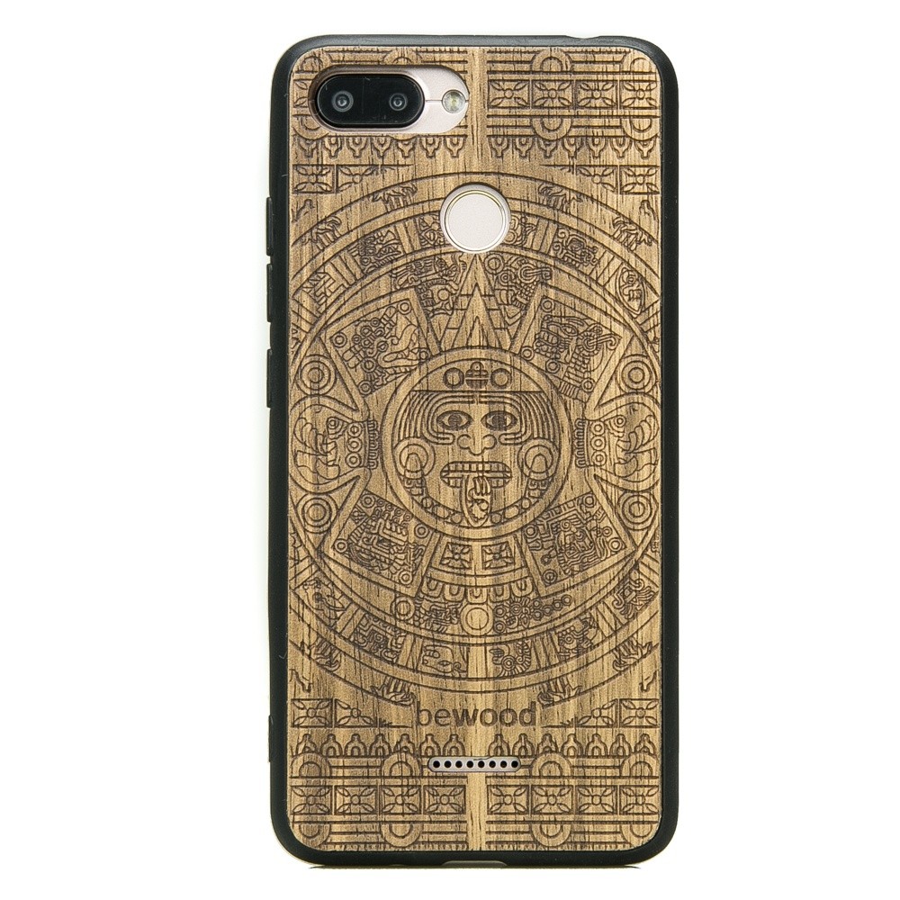 Drewniane Etui Xiaomi Redmi 6 / 6A KALENDARZ AZTECKI LIMBA (1)