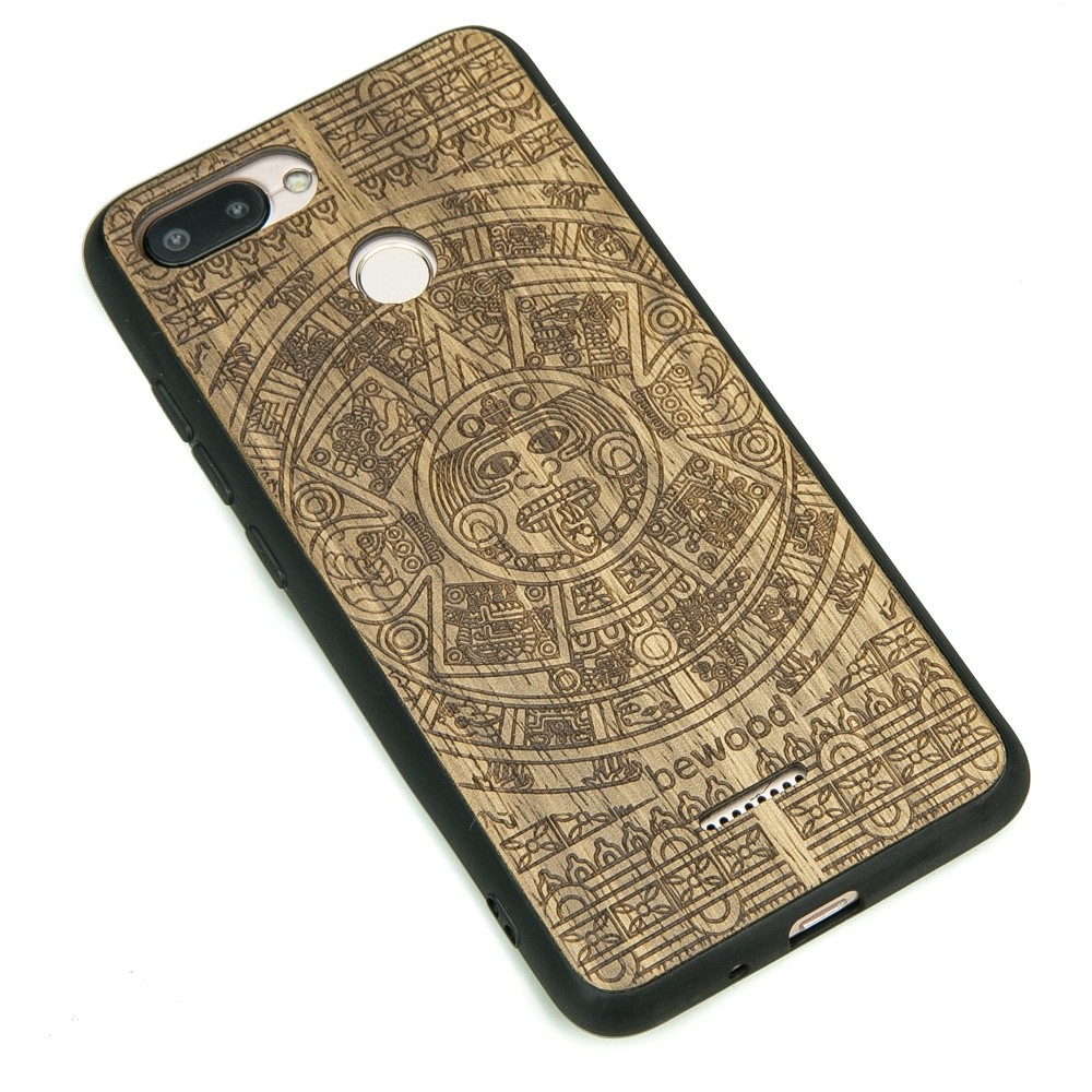 Drewniane Etui Xiaomi Redmi 6 / 6A KALENDARZ AZTECKI LIMBA (2)
