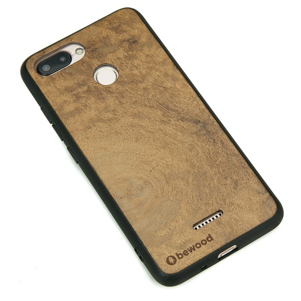 Drewniane Etui Xiaomi Redmi 6 / 6A IMBUIA (2)