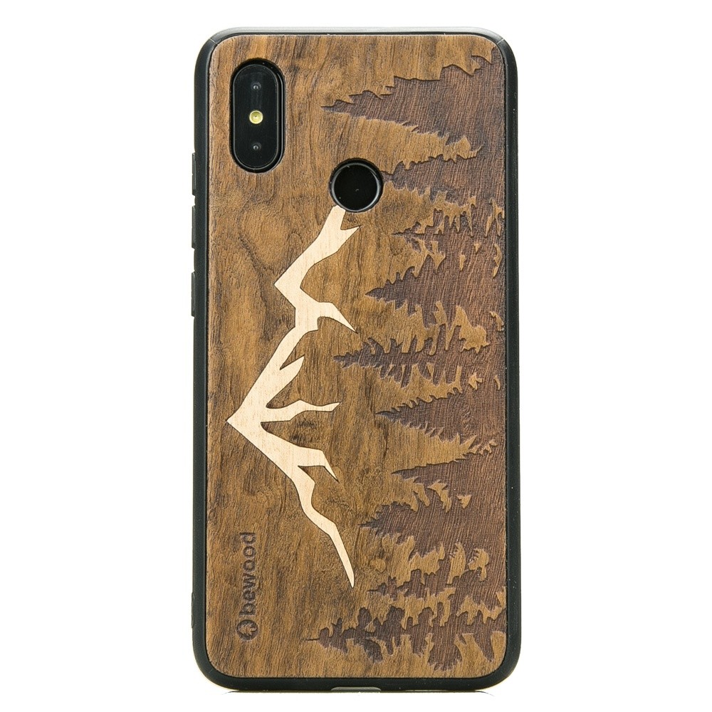 Drewniane Etui Xiaomi Mi 8 GÓRY IMBUIA (1)