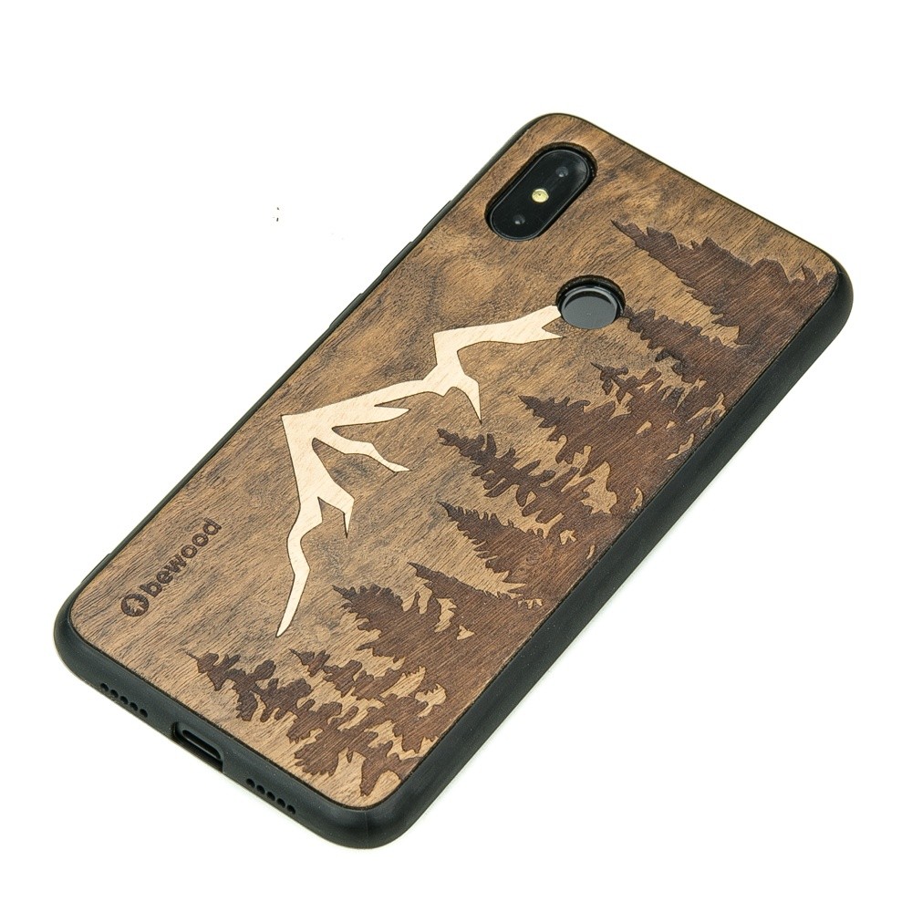 Drewniane Etui Xiaomi Mi 8 GÓRY IMBUIA (2)