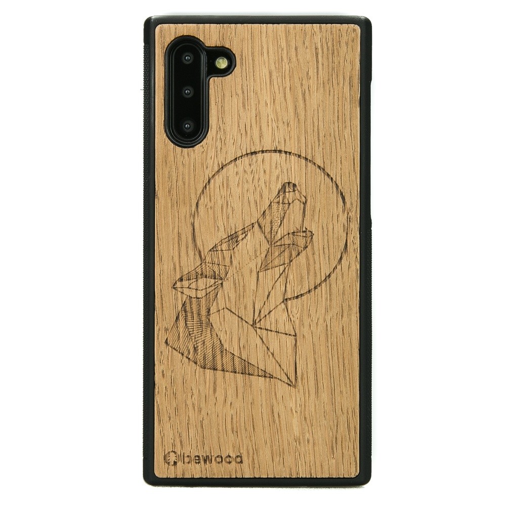 Drewniane Etui na Samsung Galaxy NOTE 10 WILK DĄB (1)