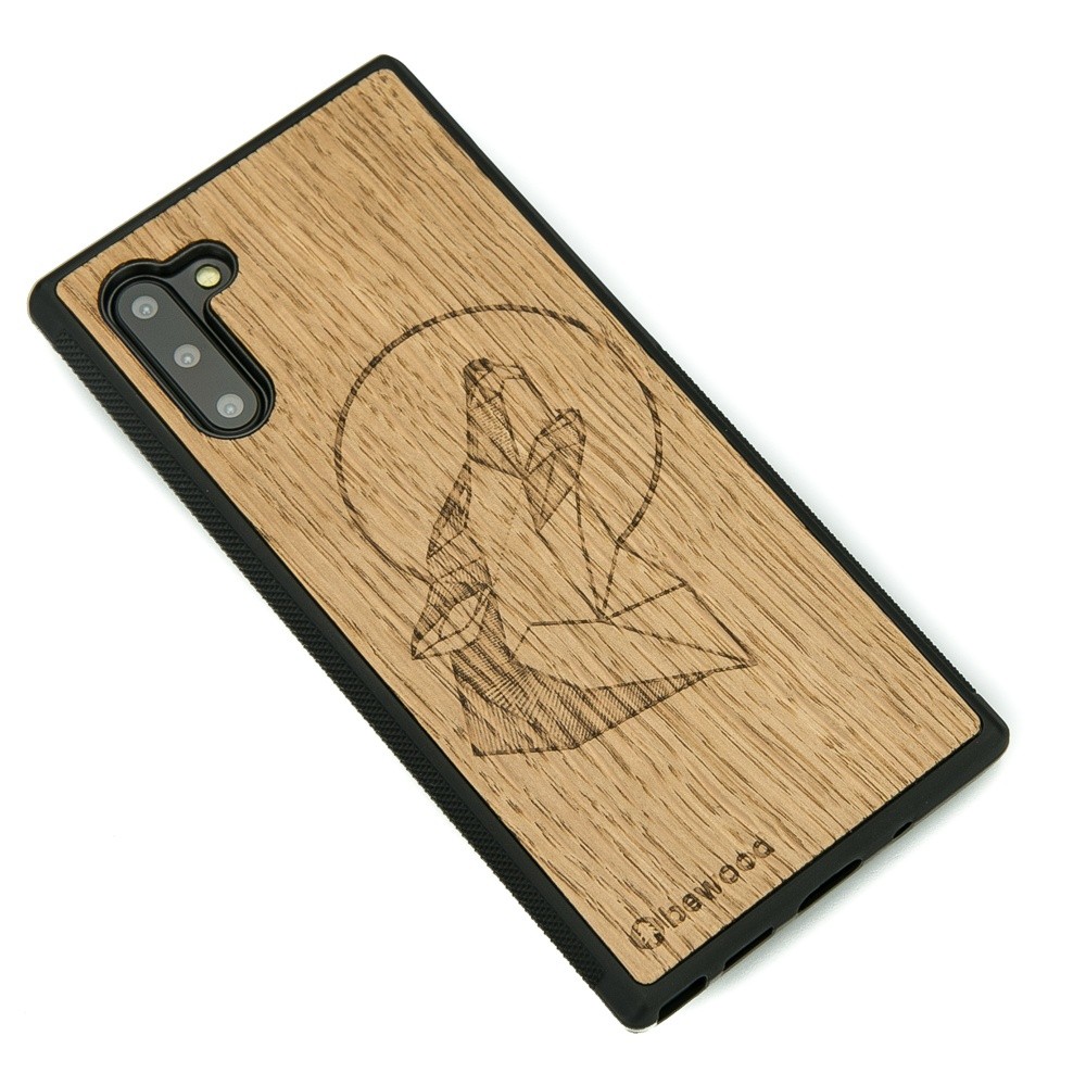 Drewniane Etui na Samsung Galaxy NOTE 10 WILK DĄB (2)