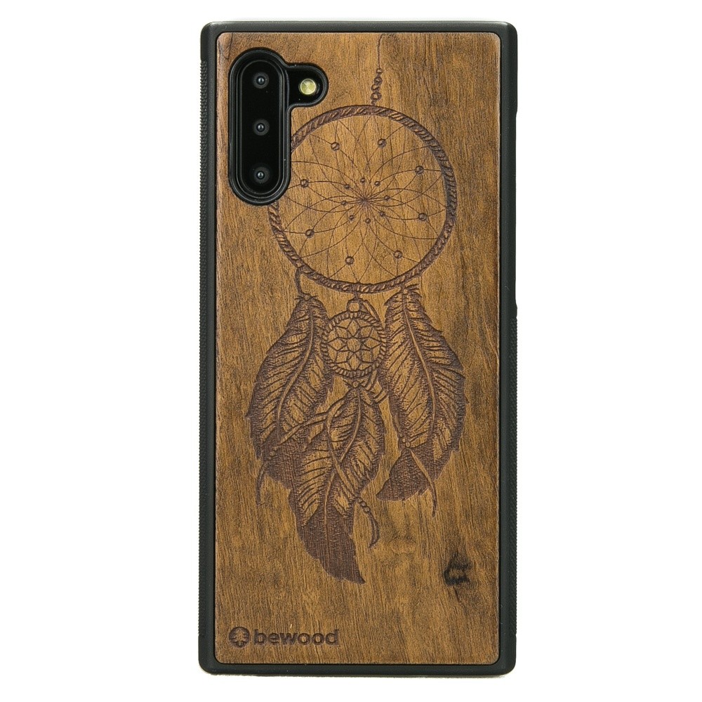 Drewniane Etui na Samsung Galaxy NOTE 10 ŁAPACZ SNÓW IMBUIA (1)