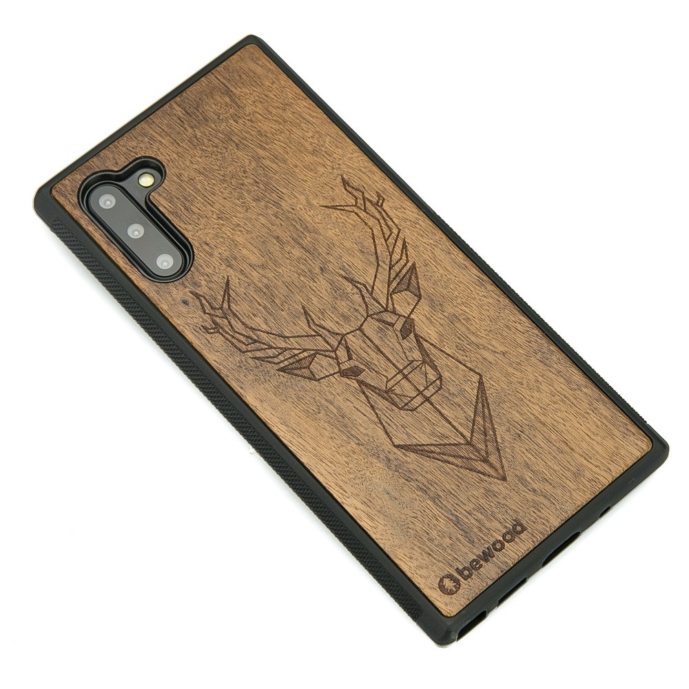 Drewniane Etui na Samsung Galaxy NOTE 10 JELEŃ IMBUIA (2)