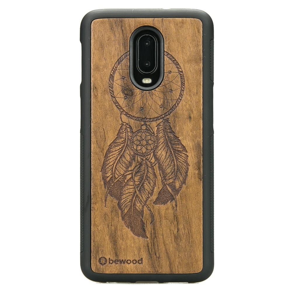 Drewniane Etui One Plus 6T / 7 ŁAPACZ SNÓW IMBUIA (1)