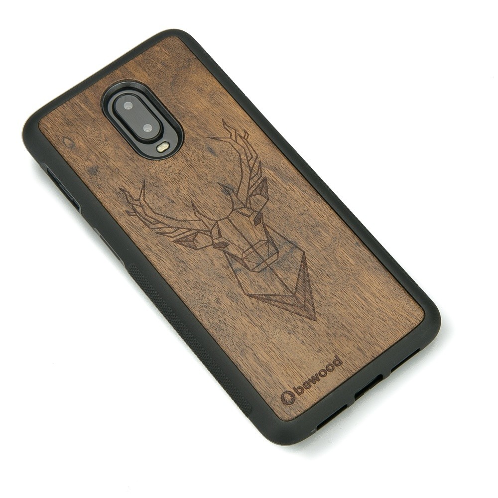 Drewniane Etui One Plus 6T / 7 JELEŃ IMBUIA (2)