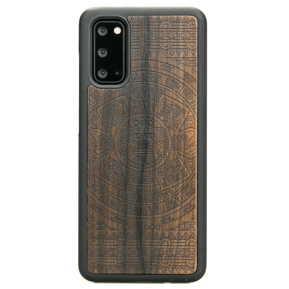 Drewniane Etui na Samsung Galaxy S20 KALENDARZ AZTECKI ZIRICOTE (1)