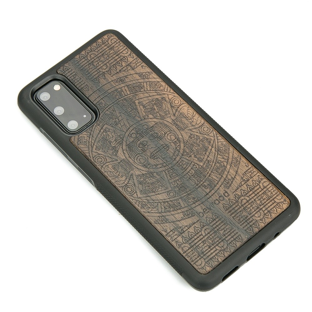 Drewniane Etui na Samsung Galaxy S20 KALENDARZ AZTECKI ZIRICOTE (2)
