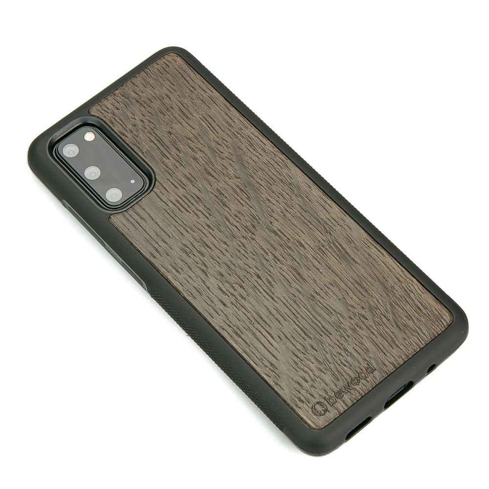Drewniane Etui na Samsung Galaxy S20 DĄB WĘDZONY (2)