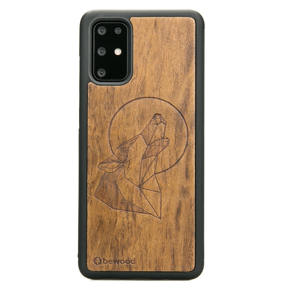 Samsung Galaxy S20 Plus Wolf Imbuia Wood Case (1)