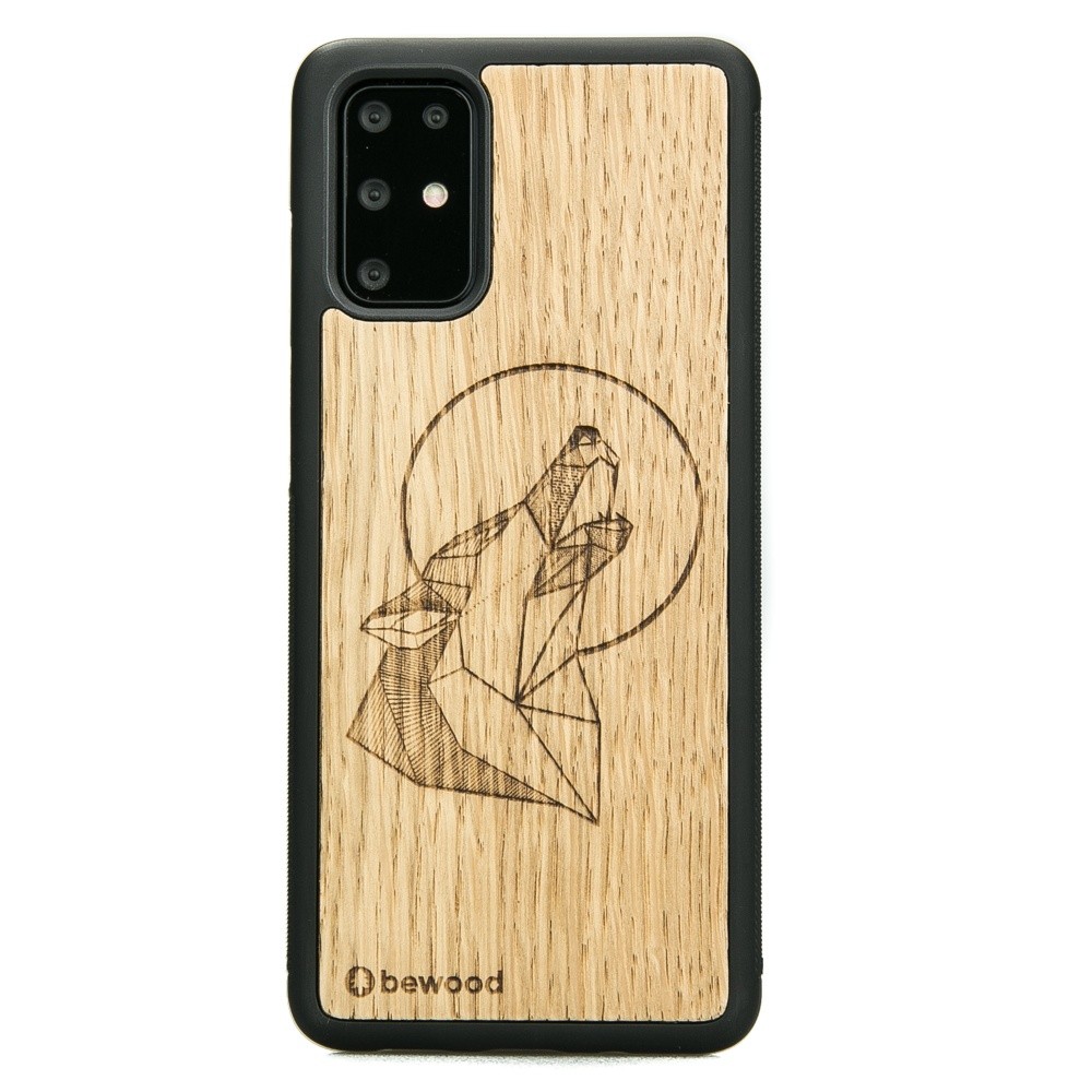 Samsung Galaxy S20 Plus Wolf Oak Wood Case (1)