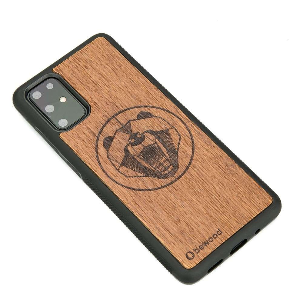 Drewniane Etui na Samsung Galaxy S20+ NIEDŹWIEDŹ MERBAU (2)