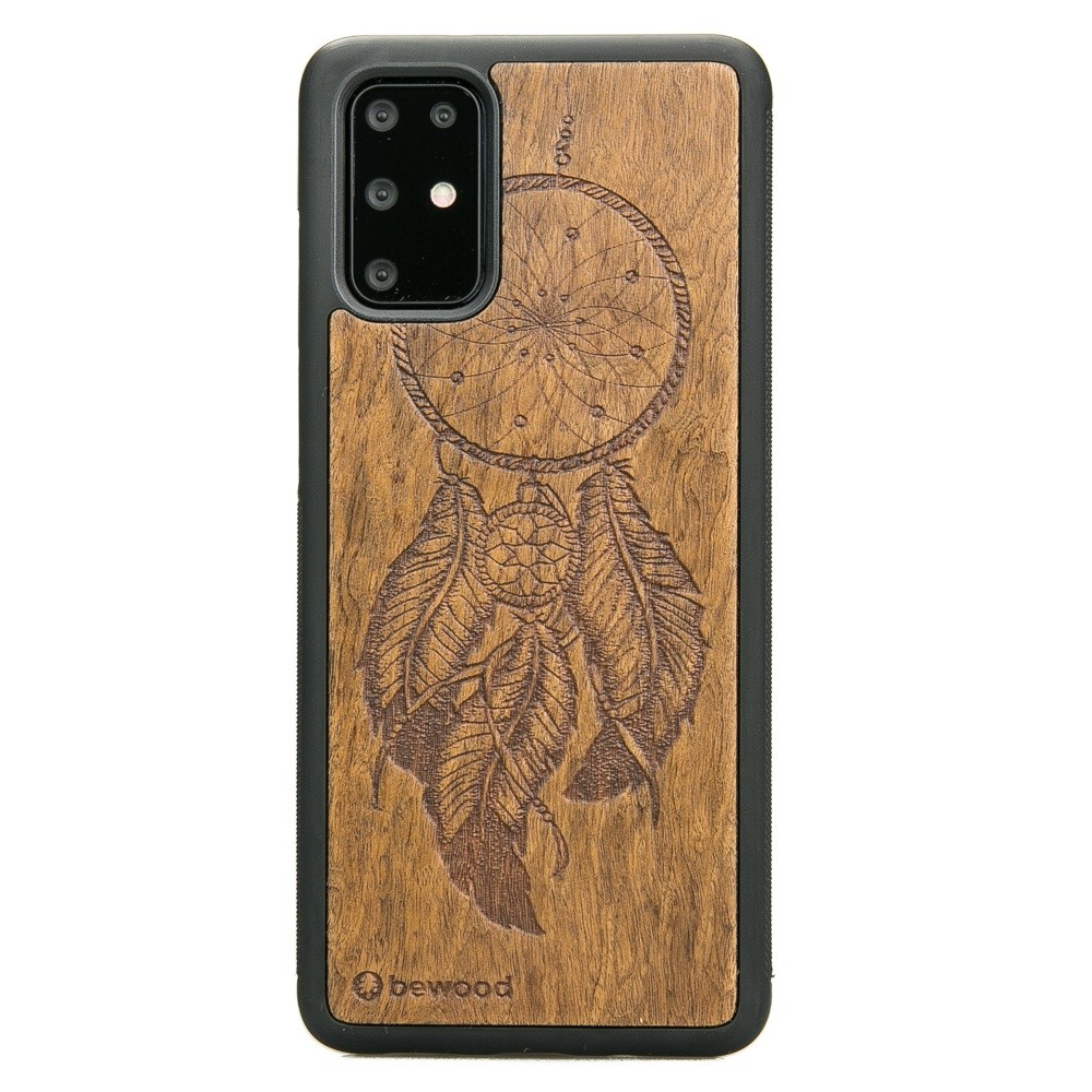Drewniane Etui na Samsung Galaxy S20+ ŁAPACZ SNÓW IMBUIA (1)