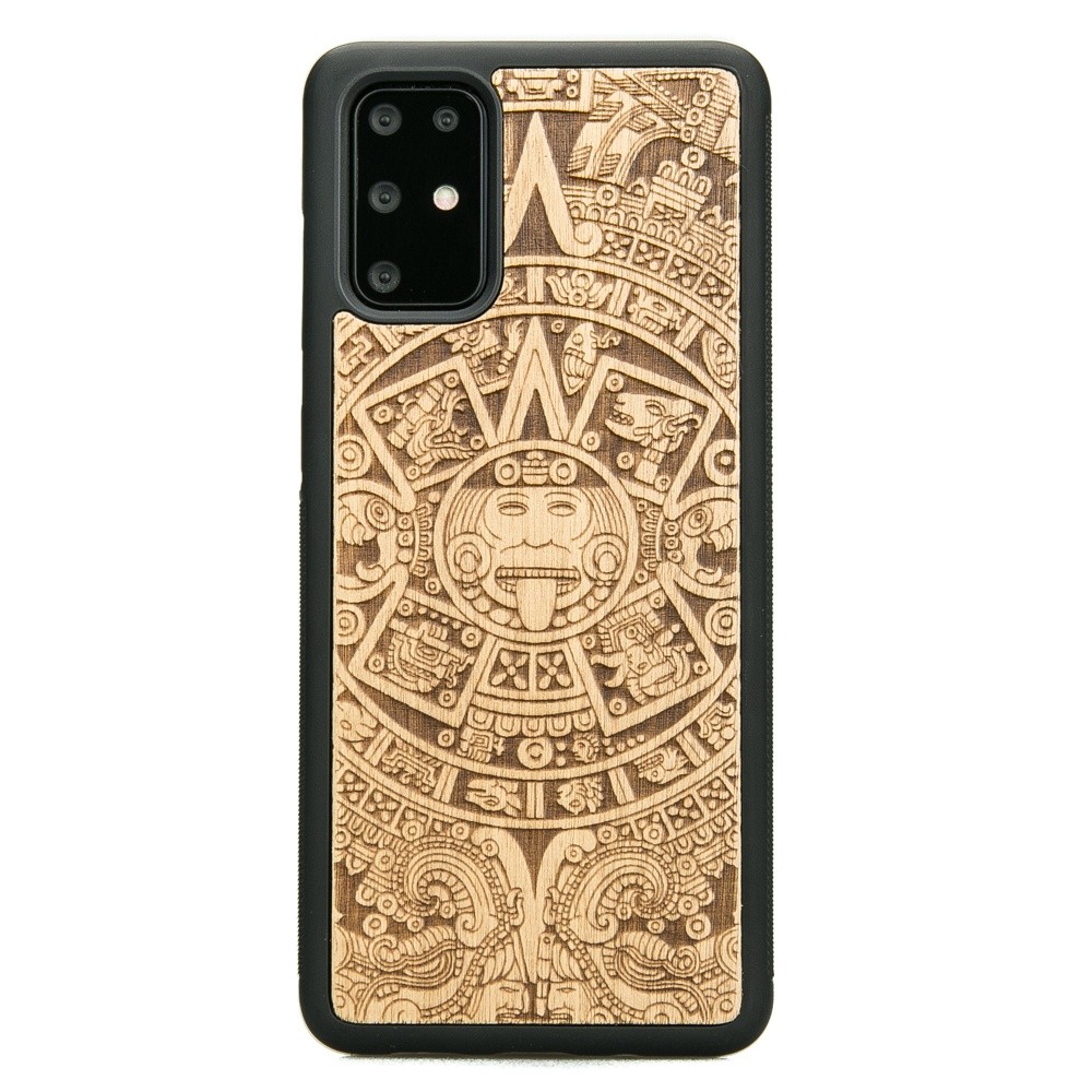 Drewniane Etui na Samsung Galaxy S20+ KALENDARZ AZTECKI ANIEGRE (1)