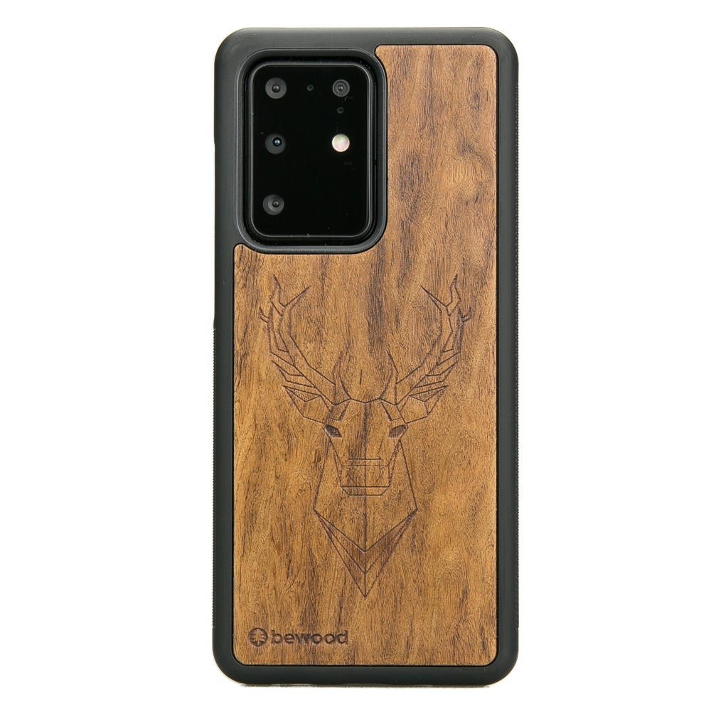Drewniane Etui na Samsung Galaxy S20 Ultra JELEŃ IMBUIA (1)