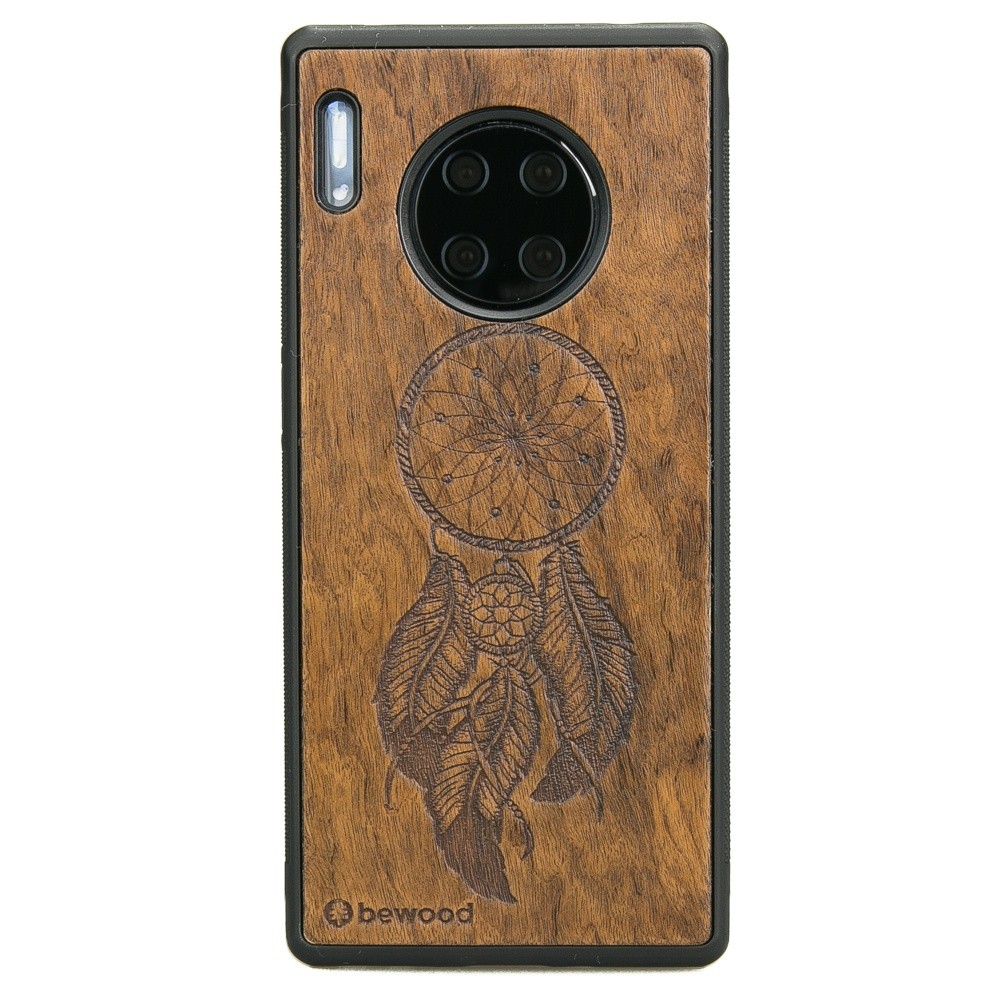 Drewniane Etui Huawei Mate 30 Pro ŁAPACZ SNÓW IMBUIA (1)