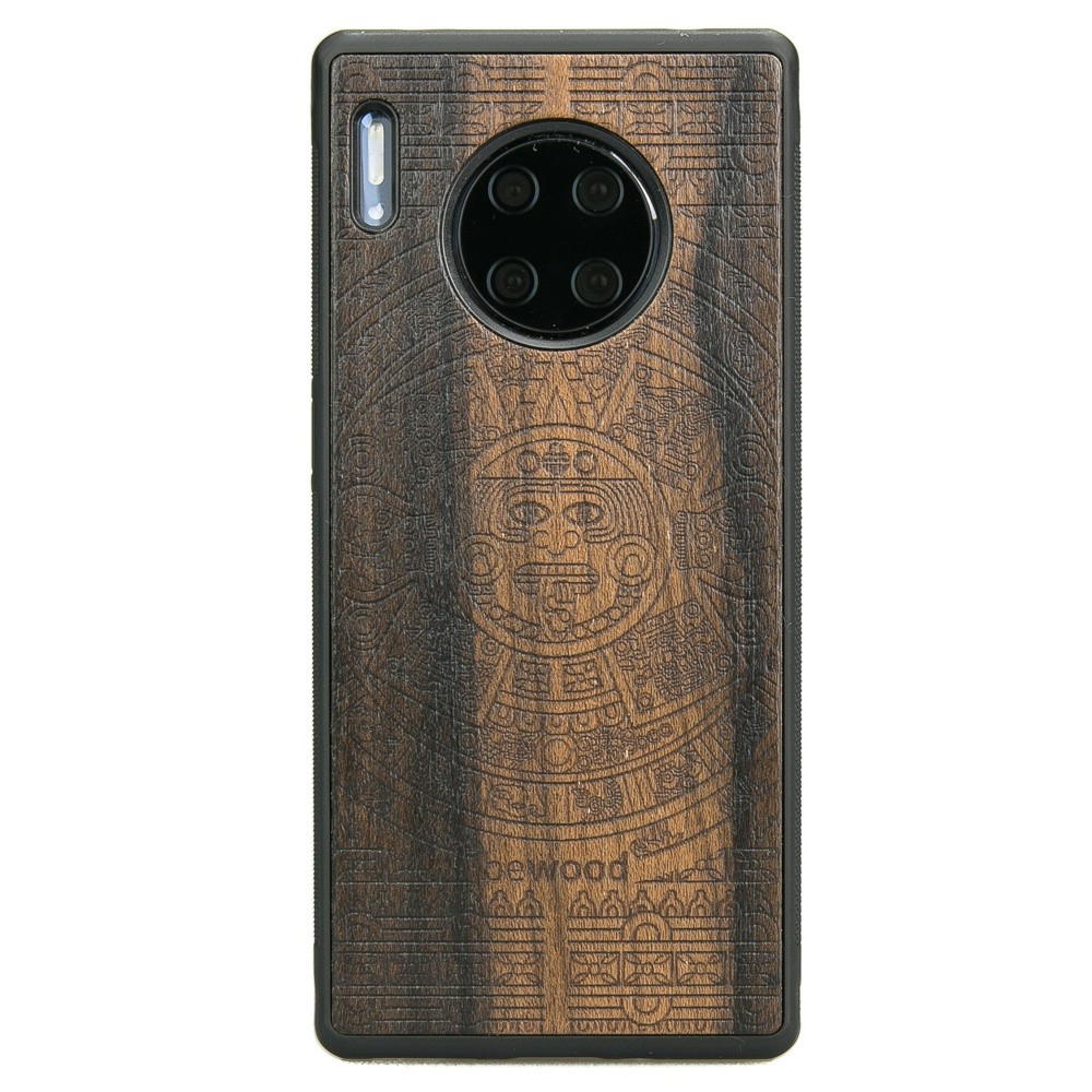 Drewniane Etui Huawei Mate 30 Pro KALENDARZ AZTECKI ZIRICOTE (1)