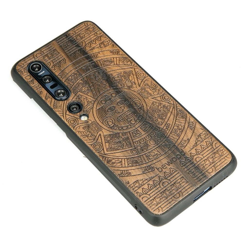 Drewniane Etui Xiaomi Mi 10 KALENDARZ AZTECKI ZIRICOTE (2)