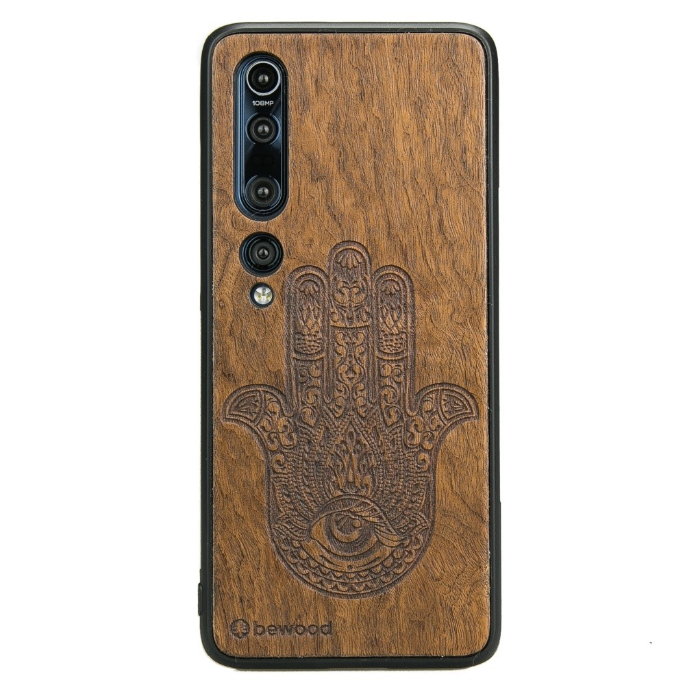 Drewniane Etui Xiaomi Mi 10 HAMSA IMBUIA (1)