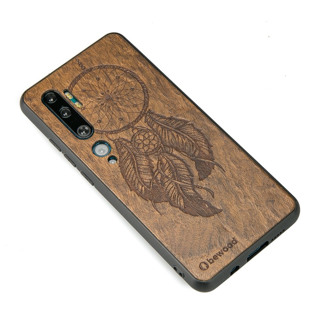 Drewniane Etui Xiaomi Mi Note 10 / 10 Pro ŁAPACZ SNÓW IMBUIA (2)