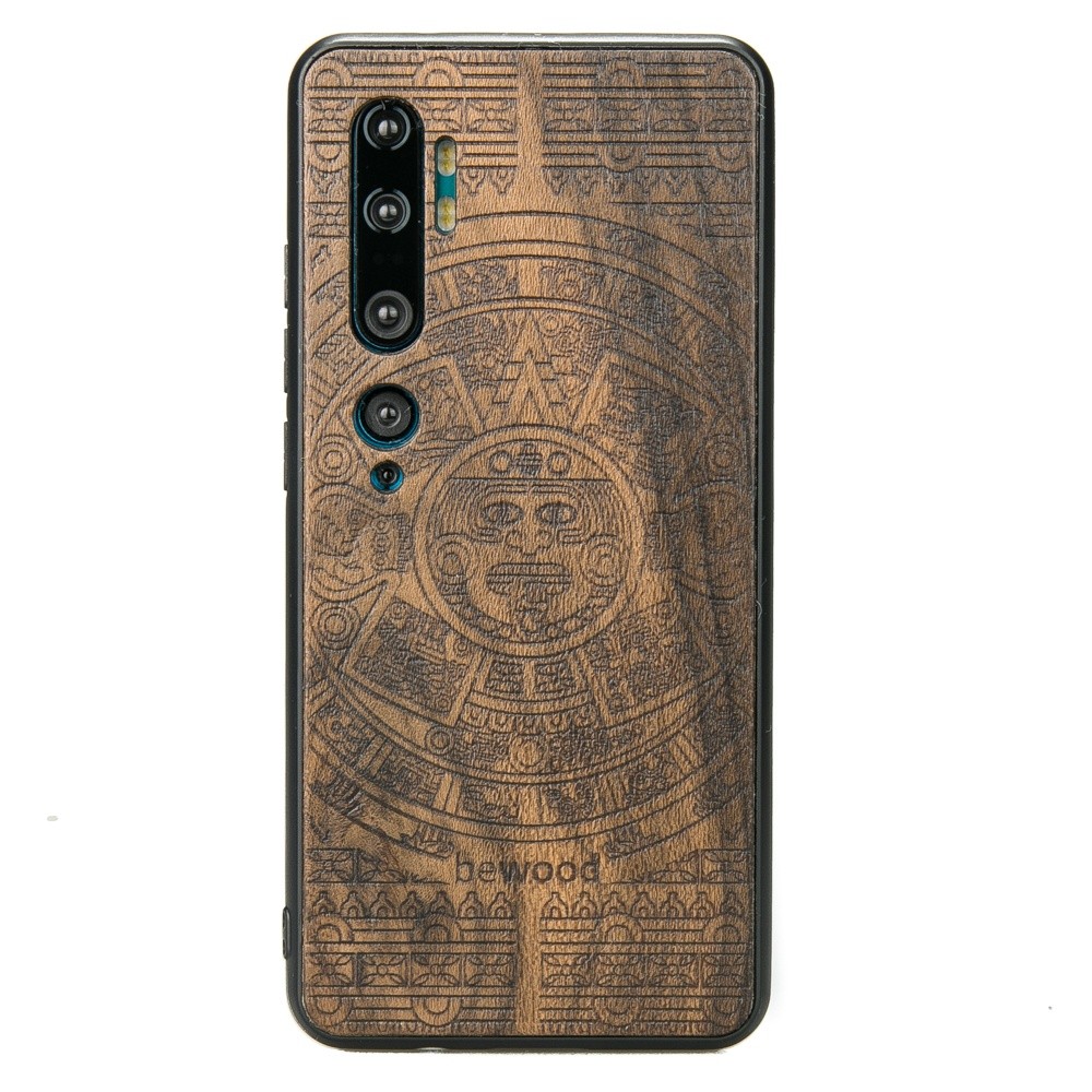 Drewniane Etui Xiaomi Mi Note 10 / 10 Pro KALENDARZ AZTECKI ZIRICOTE (1)