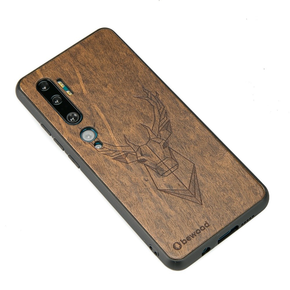 Drewniane Etui Xiaomi Mi Note 10 / 10 Pro JELEŃ IMBUIA (2)