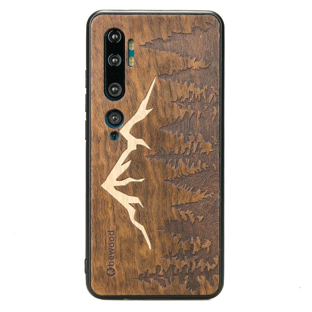 Drewniane Etui Xiaomi Mi Note 10 / 10 Pro GÓRY IMBUIA (1)
