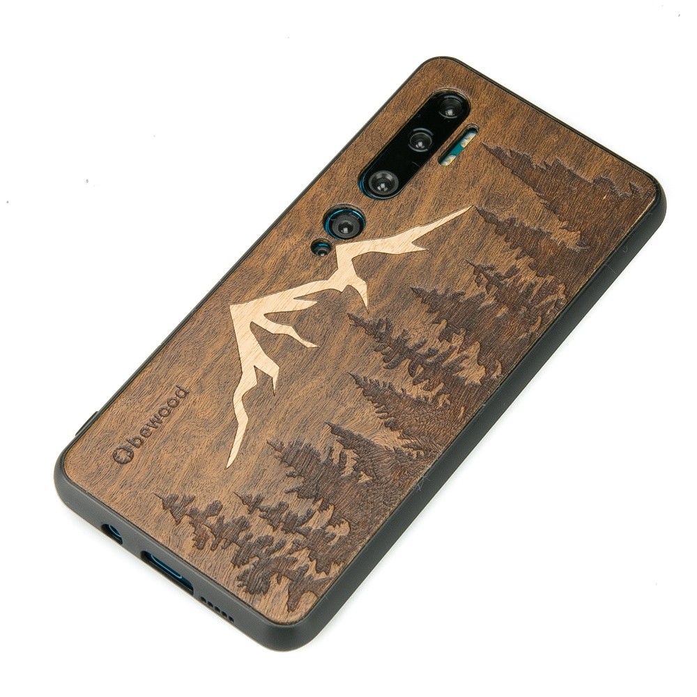 Drewniane Etui Xiaomi Mi Note 10 / 10 Pro GÓRY IMBUIA (2)