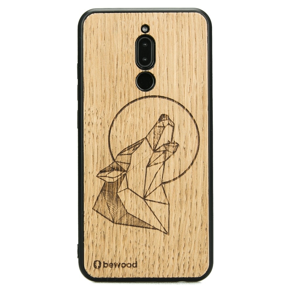 Drewniane Etui Xiaomi Redmi 8 WILK DĄB (1)